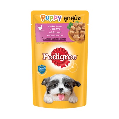 Thức ăn cho chó con dạng sốt Pedigree - Vị gà nấu sốt túi 130g 